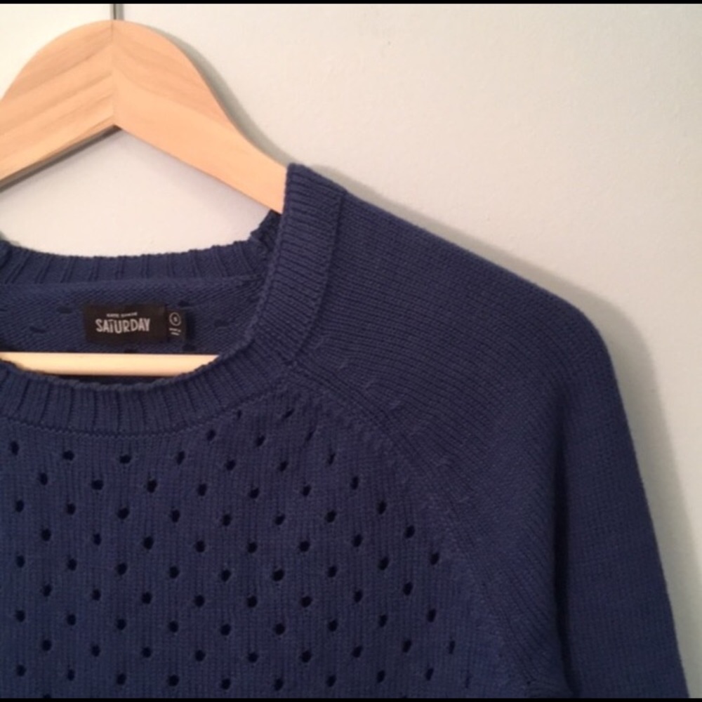 Kate Spade Saturday Navy Sweater